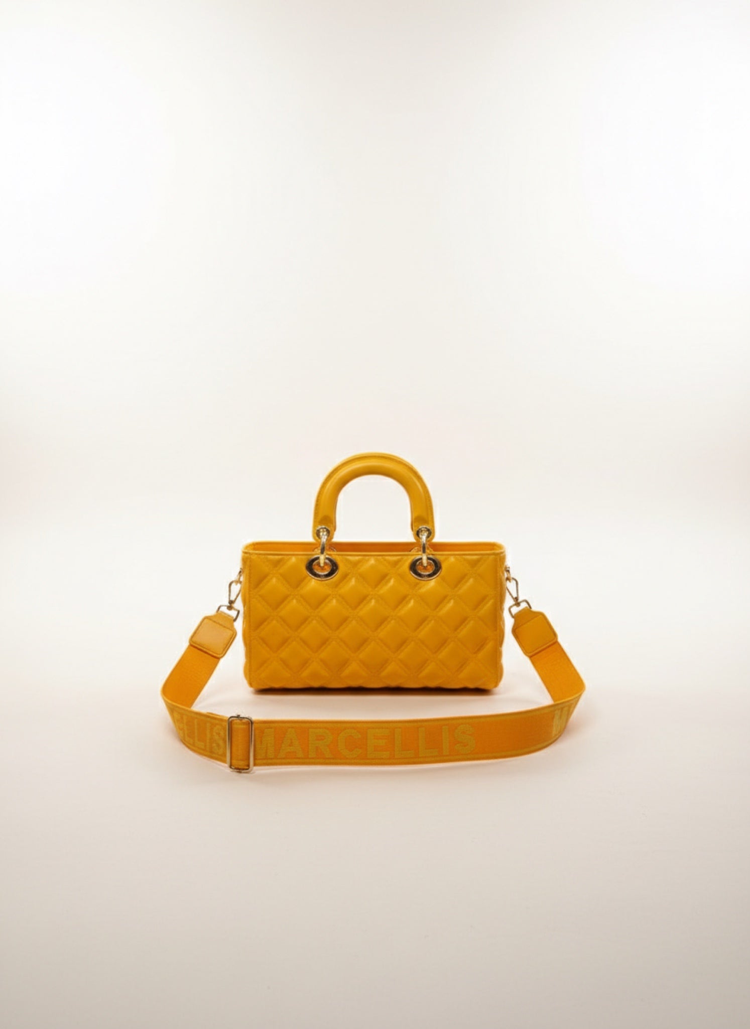 Marc Ellis Flat – Borsa Rettangolare Gialla in Plastica