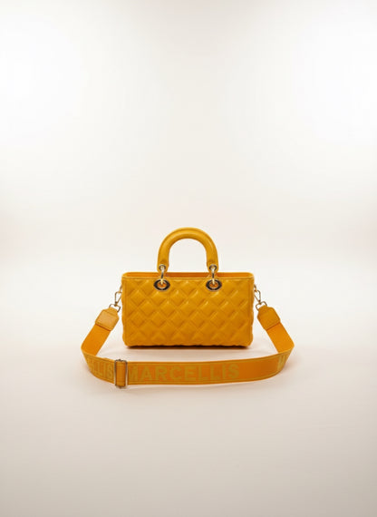 Marc Ellis Flat – Borsa Rettangolare Gialla in Plastica