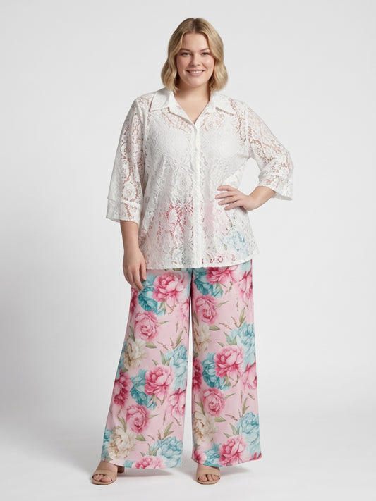 Palazzo Lace Bloom