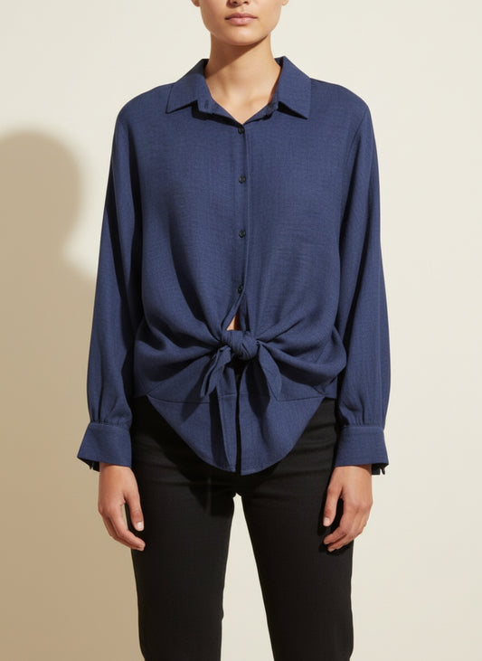 Camicia Over con Ricciatura