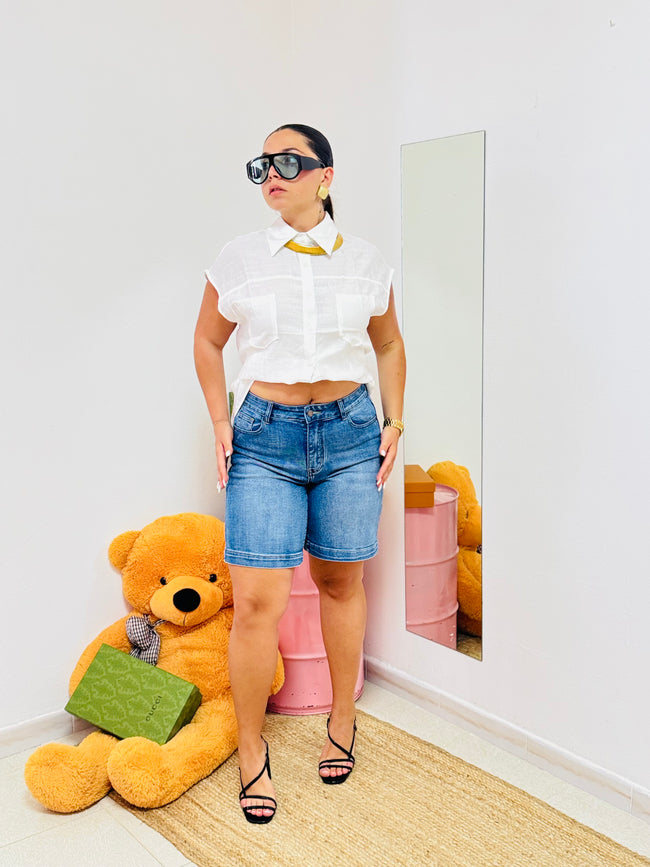 Bermuda Denim Relaxed Fit