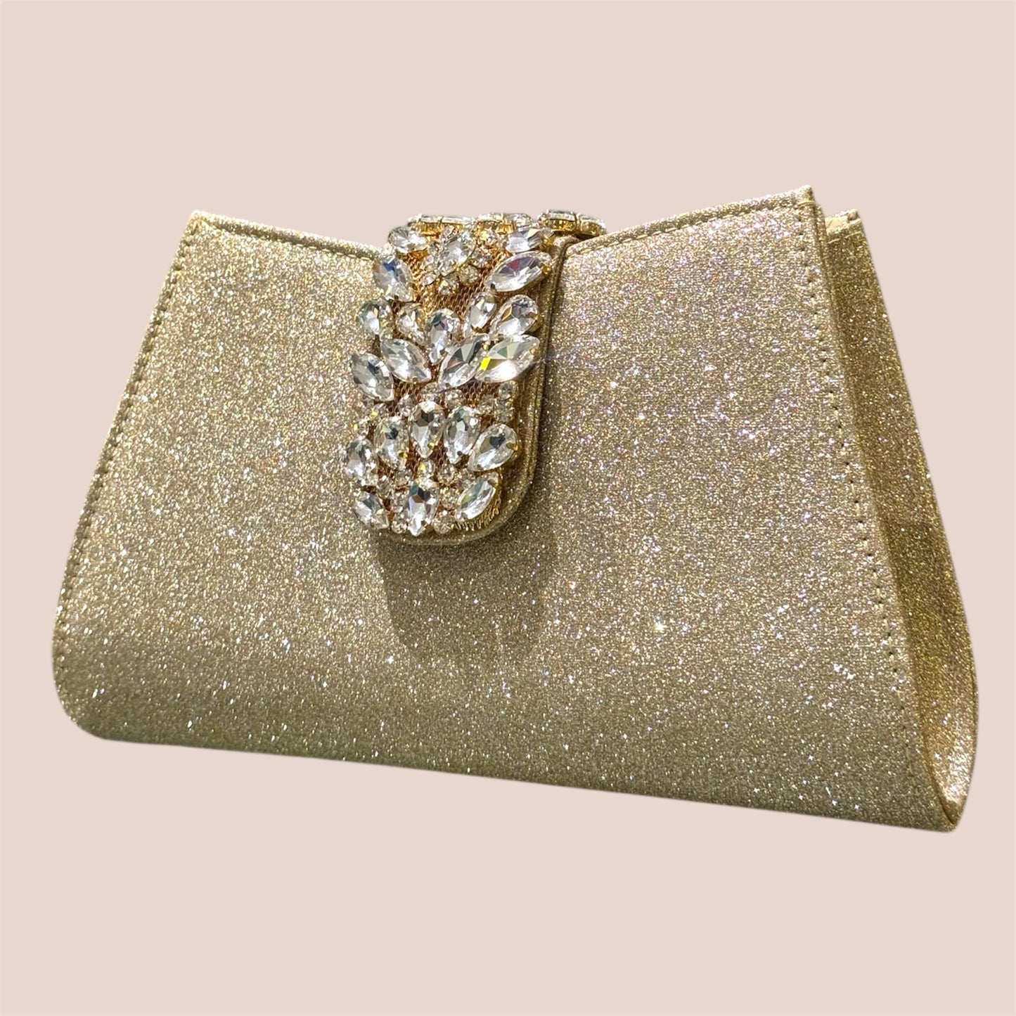 Clutch Glam con Cristalli – Eleganza Brillante