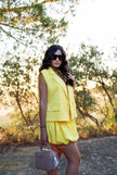 Completo “Sunny Chic” Giallo (Gilet + gonna)
