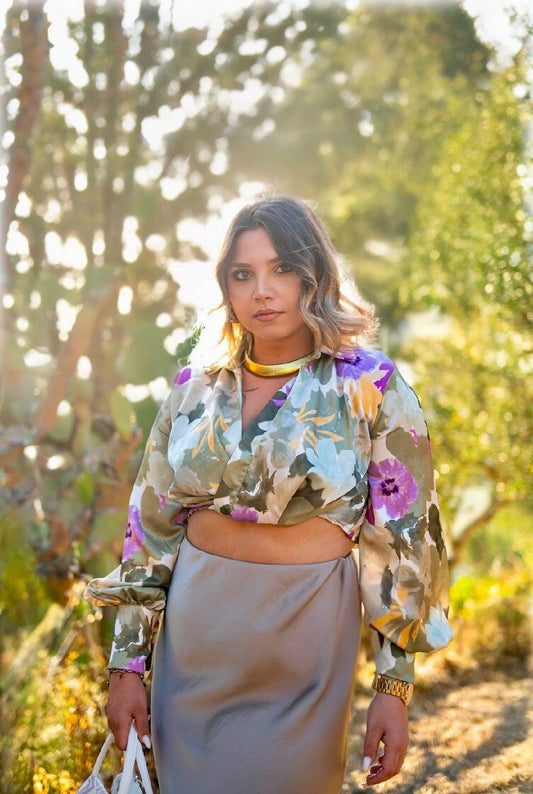 Bloom Knot Crop Top
